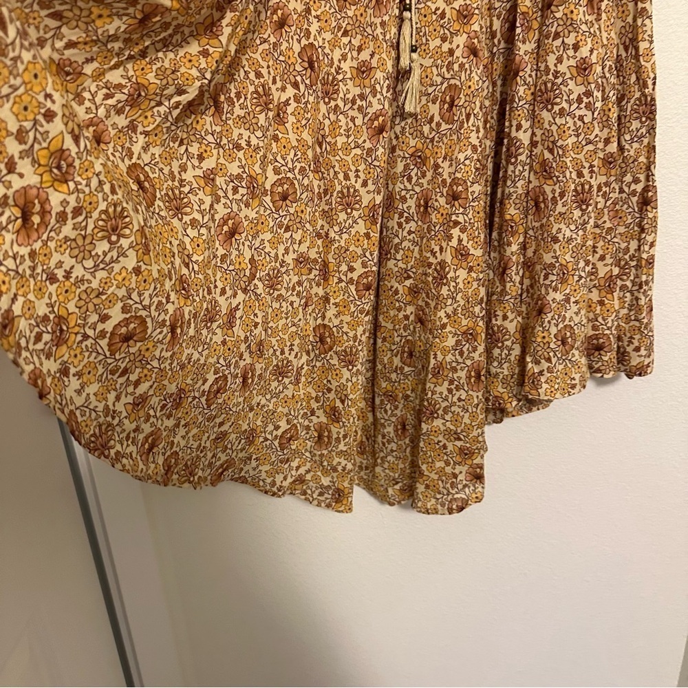 SPELL & The Gypsy Sundown Floral Maxi Skirt Elastic Waist Size Small Women’s - Picture 5 of 10